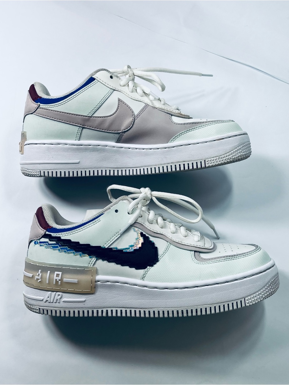 Nike Air Force 1 Shadow SE Pixel Swoosh #CV8480-300 Women’s: 8.5 Sneaker